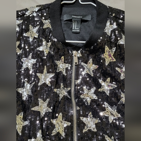 Forever21 zip up  jacket  size M - Picture 4 of 4